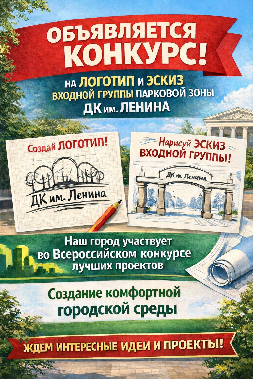 Юных художников Красного Луча приглашаем к участию в творческом конкурсе!.