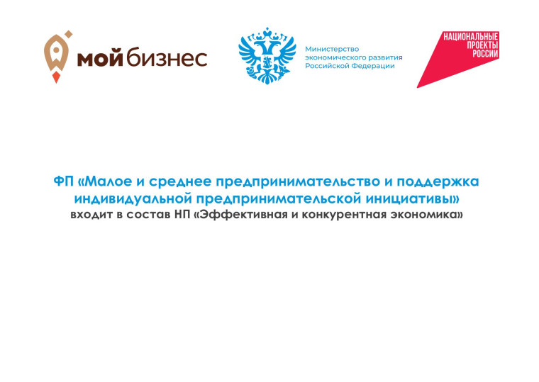 ФП " Малое и среднее предпринимательство и поддержка индивидуальной предпринимательской инициативы"..